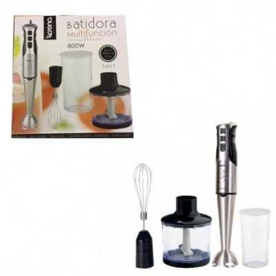 BATIDORA MULTIFUNCION CON ACCESORIOS 800W CRENA