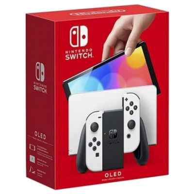 CAJA NINTENDO SWITCH OLED ORIGINAL BLANCA