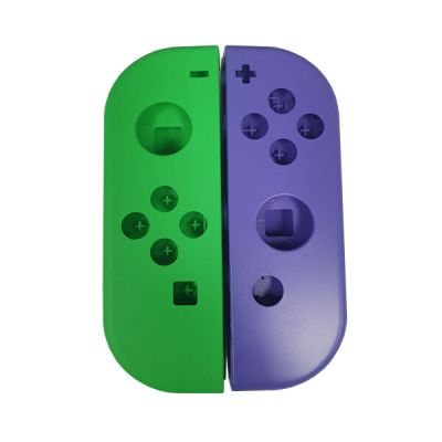 CARCASA FRONTAL, CENTRAL Y TRASERA DERECHA E IZQUIERDA VERDE Y MORADO PARA JOY-CON NINTENDO SWITCH