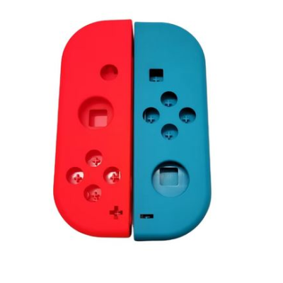 CARCASA FRONTAL, CENTRAL Y TRASERA DERECHA ROJA / IZQUIERDA AZUL PARA JOY-CON NINTENDO SWITCH