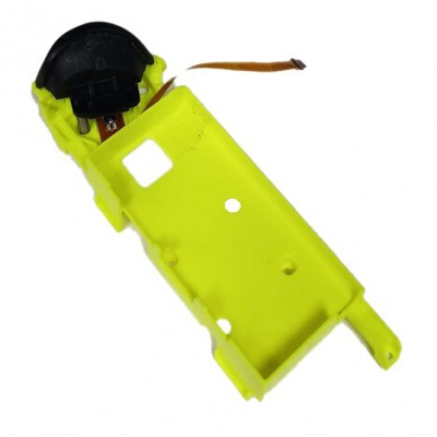 CARCASA + PULSADOR ¨ZL¨ JOYCON IZQUIERDO AMARILLO