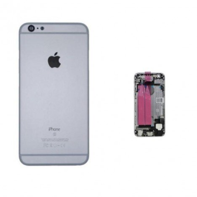 CARCASA TRASERA COMPLETA GRIS IPHONE 6