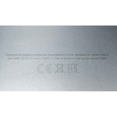 CARCASA TRASERA MACBOOK AIR MODEL A3240