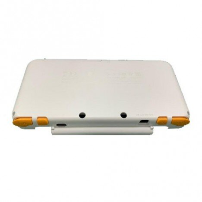 CARCASA TRASERA PARTE DE ABAJO NINTENDO NEW 2DS XL BLANCA/NARANJA