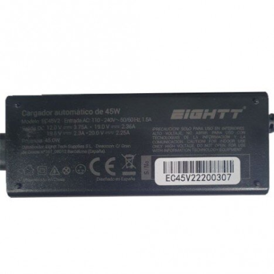 CARGADOR AUTOMATICO DE 45W EC45V2 PARA PORTATIL ACER ASPIRE 3 15 A315-510P-310L