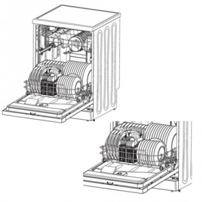 CESTO INFERIOR LAVAVAJILLAS EDESA METAL V454X
