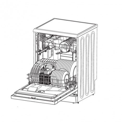CESTO INFERIOR LAVAVAJILLAS EDESA METAL V454X
