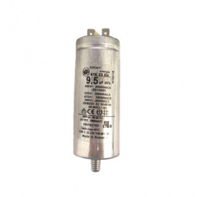 CONDENSADOR 9.5 uF 400 V SECADORA INDESIT IPDEG45A1ECO(EU)