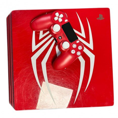 CONSOLA PS4 PRO EDICIÓN SPIDERMAN, DISCO DURO NUEVO 1 TB + 1 MANDO NUEVO