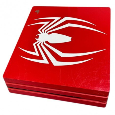 CONSOLA PS4 PRO EDICIÓN SPIDERMAN, DISCO DURO NUEVO 1 TB + 1 MANDO NUEVO