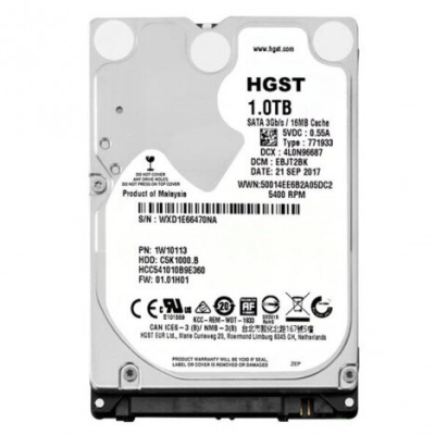 DISCO DURO INTERNO 2.5" DE 1TB HGST