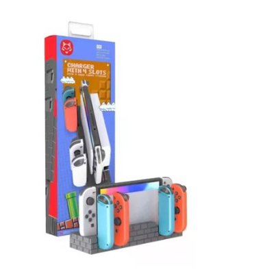 ESTACION DE CARGA 4 SLOTS + 8 SLOTS DE JUEGOS