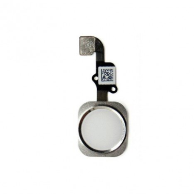 FLEX BOTON HOME IPHONE 6S,6S PLUS... BLANCO PLATA