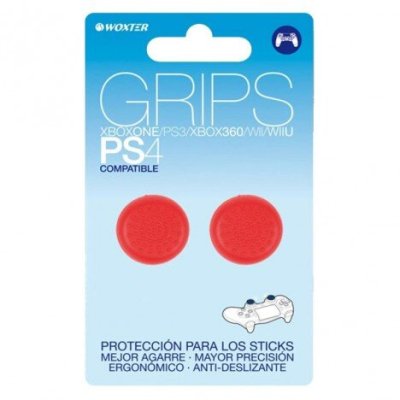 GRIPS PROTECCIONES STICKS ANALÓGICOS ROJO
