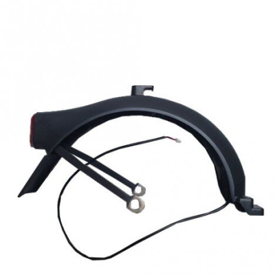 GUARDABARROS TRASERO ORIGINAL PARA PATIETE ELECTRICO NINEBOT SEGWAY F2 + SOPORTE + LUZ TRASERA DE FRENO