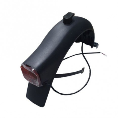 GUARDABARROS TRASERO ORIGINAL PARA PATIETE ELECTRICO NINEBOT SEGWAY F2 + SOPORTE + LUZ TRASERA DE FRENO
