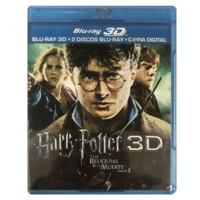 HARRY POTTER Y LAS RELIQUIAS DE LA MUERTE PARTE 1 Y 2 BLURAY 3D