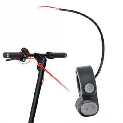 BOTON DE INTERMITENTES Y DE BOCINA ORIGINAL PATINETE ELECTRICO NINEBOT F2/F2 PRO