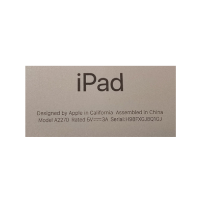 IPAD A2270 8ª GENERACIÓN 128GB ORO