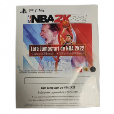 JUEGO NBA2K22 PS5 + LOTE JUMPSTART DE NBA NUEVO