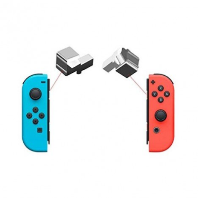 JUEGOS DE PESTILLOS DE METAL PARA JOY-CONS PLATA