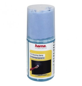KIT SPRAY LIMPIADOR PARA PANTALLAS LCD/OLED/PLASMA 200ML+ PAÑO DE MICROFIBRAS