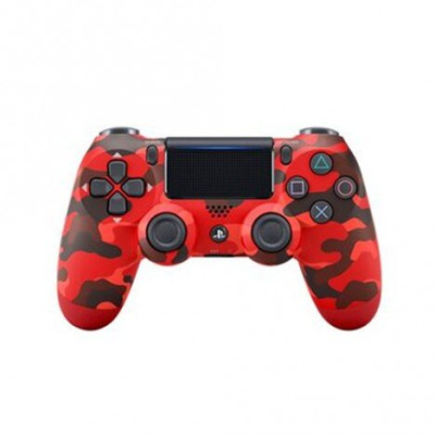 MANDO INALÁMBRICO DUALSHOCK ROJO CAMUFLAJE V2 PS4 ORIGINAL OEM
