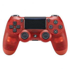 MANDO INALÁMBRICO DUALSHOCK ROJO TRANSPARENTE V2 PS4 ORIGINAL OEM