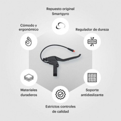 MANETA FRENO DERECHA + SENSOR SMARTGYRO SPEEDWAY, ROCKWAY Y CROSSOVER