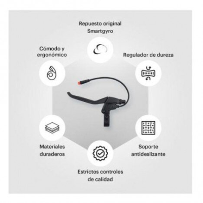 MANETA FRENO IZQUIERDA +SENSOR SMARTGYRO SPEEDWAY, ROCKWAY Y CROSSOVER