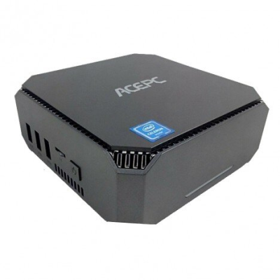 MINI PC ACEPC AK2 INTEL CELERON J3455 128 GB EMMC 6 GB RAM GRIS WINDOWS 10 4K