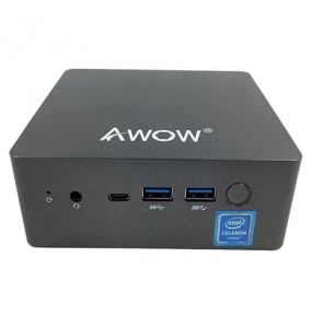 MINI PC AWOW AK41 CELERON J4115 1,8GHZ 128GB SSD 8GB RAM INTEL UHD 600 WINDOWS