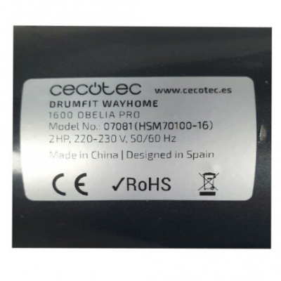 MOTOR 0708 (HSM70100-16) CECOTEC ST0047524 CINTA DRUMFIT WAYHOME 1600 OBELIA