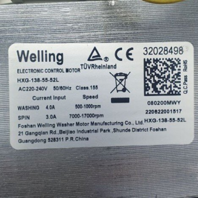 MOTOR ST0040298 LAVADORA ASPES ALF2127