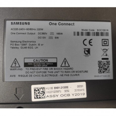 ONE CONNECT BN68-07104D-00 SOC1001R SAMSUNG QE55Q85