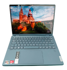 PORTÁTIL CONVERTIBLE LENOVO YOGA 6 ABR8 13.3'' / AMD RYZEN 7 7730U / 16GB RAM / 512GB SSD / AZUL VERDOSO OSCURO