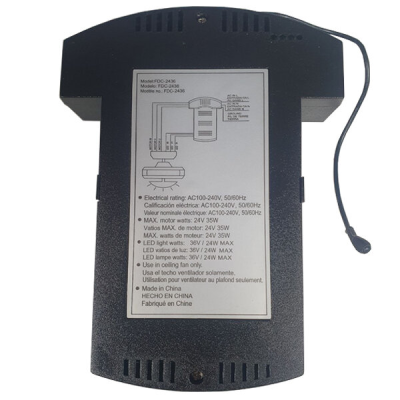 RECEPTOR FDC-2436 ST0050536 VENTILADOR TECHO INSPIRE BEACH S BEIGE/MARRON/BLANCO