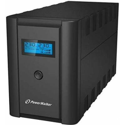 SAI POWERWALKER VI 1200 LCD/IEC 200 VA 6 SALIDAS AC LÍNEA INTERACTIVA UPS 1200 V