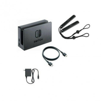 SET BASE DOCK + HDMI + CARGADOR + CORREAS JOY-CON PARA NINTENDO SWITCH