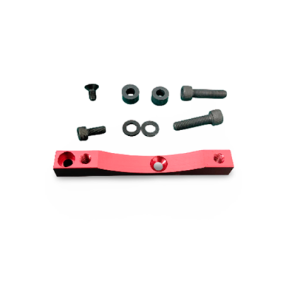 SOPORTE DE PINZA DE FRENO XTECH DE METAL REFORZADO ROJO