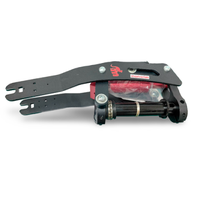 SUSPENSIÓN MONORIM V4 NEGRO/ROJO PARA XIAOMI M365/M365 PRO