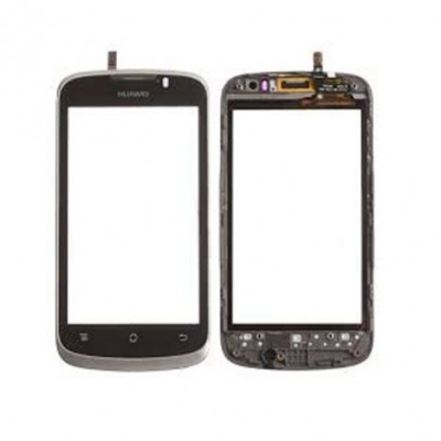 TÁCTIL + CARCASA FRONTAL HUAWEI 6300 NEGRO/PLATA
