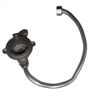 TUBO MEDIANO PARA COCINA DE GAS ROMMER CH-925 PB INOX BUT